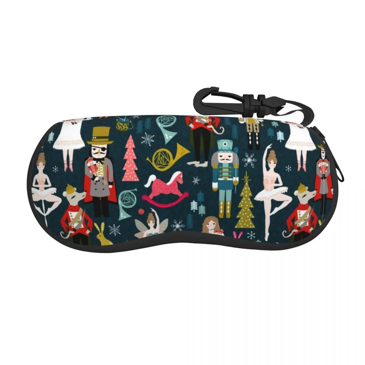 

Nutcracker Ballet Dancer Sunglasses Soft Case Neoprene Zipper Shell Eyeglass Case Custom Protective Box For Glasses