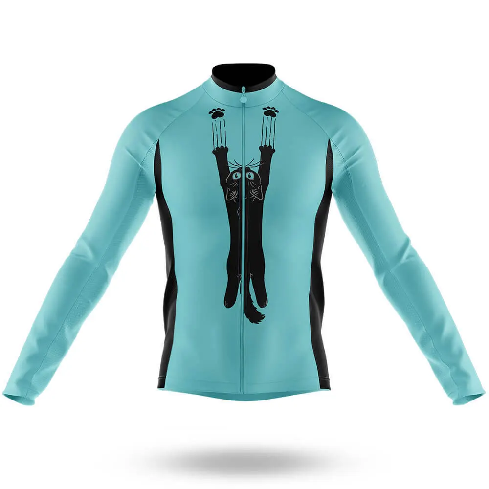 Cycling Jersey Men CARTOON CAT Bike Tops MTB Bicycle Shirt Mountain Road Riding Clothing Summer Long Sleeves Cycling Jacket - 3