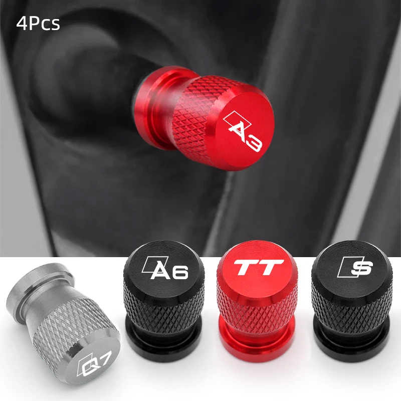 Sleek Waterproof Car Tire Valve Caps with Custom Logo Design