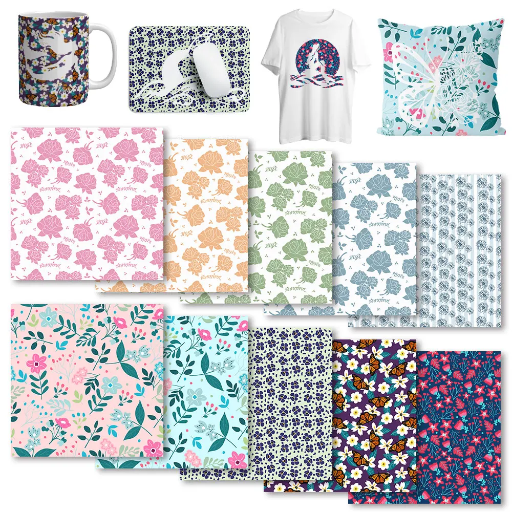 Tintnut Boho Style Sublimation Tansfe Pape- 12 Sheets