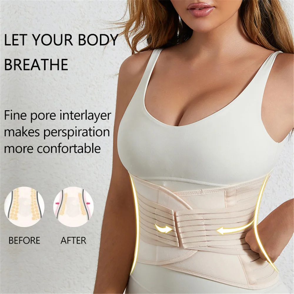 

Abdominal tightening belt for men and women, sports waist protection belt, strong shaping, postpartum repair, body shaping cloth