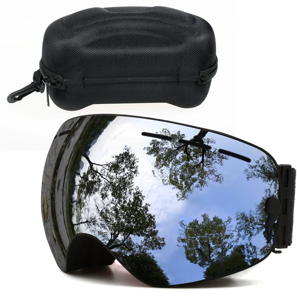 Ski Goggles Double Layers UV400 Anti-fog Winter Outdoor Sport Eyewear Ski Glasses Skiing Mask Snowboard Men Women Snow Goggles 6