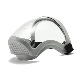 Enhanced Protective Full Face Shield with 360 - Degree Clear Vision (Gray)