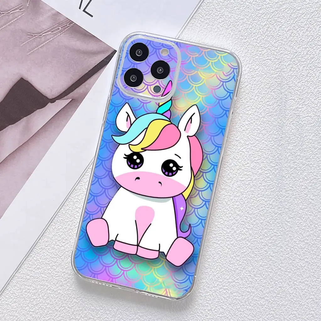 Unicorn Horse Silicone Phone Cover - Soft and Durable Case