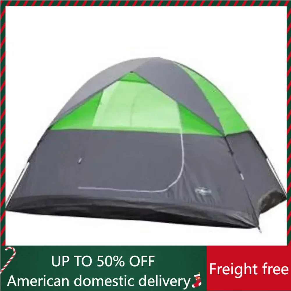 

Aspen Creek купольная палатка, кемпинговые принадлежности, 8 'X 7' X 54 ", серый/зеленый свет, Свободные Природные походные палатки, укрытия, туризм, спорт