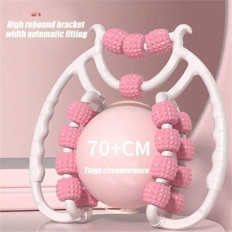Circular Leg Clamps-360 Degree 20 Wheels Muscle Roller Massager Muscle Roller Neck Arm Leg Muscle Relax Massager Sports Yoga
