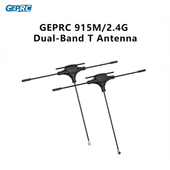 Antenna T Dual-Band GEPRC 915M/2.4G 80mm per Ricevitori ELRS Dual-band, Parti di Ricambio per Droni FPV RC DIY