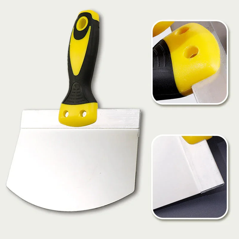 Arc-Shape Shovel Putty Knife Scraper Hand Tool For Drywall Finishing Plaster Trowel Scraper Putty Tool Plastic Curved Shovel