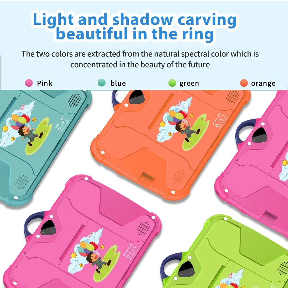 BDF Christmas Children's Learning Machine C8-7 inch 4-core 4GB RAM 64GB ROM Android 13 1280 * 800 resolution Christmas gift 5