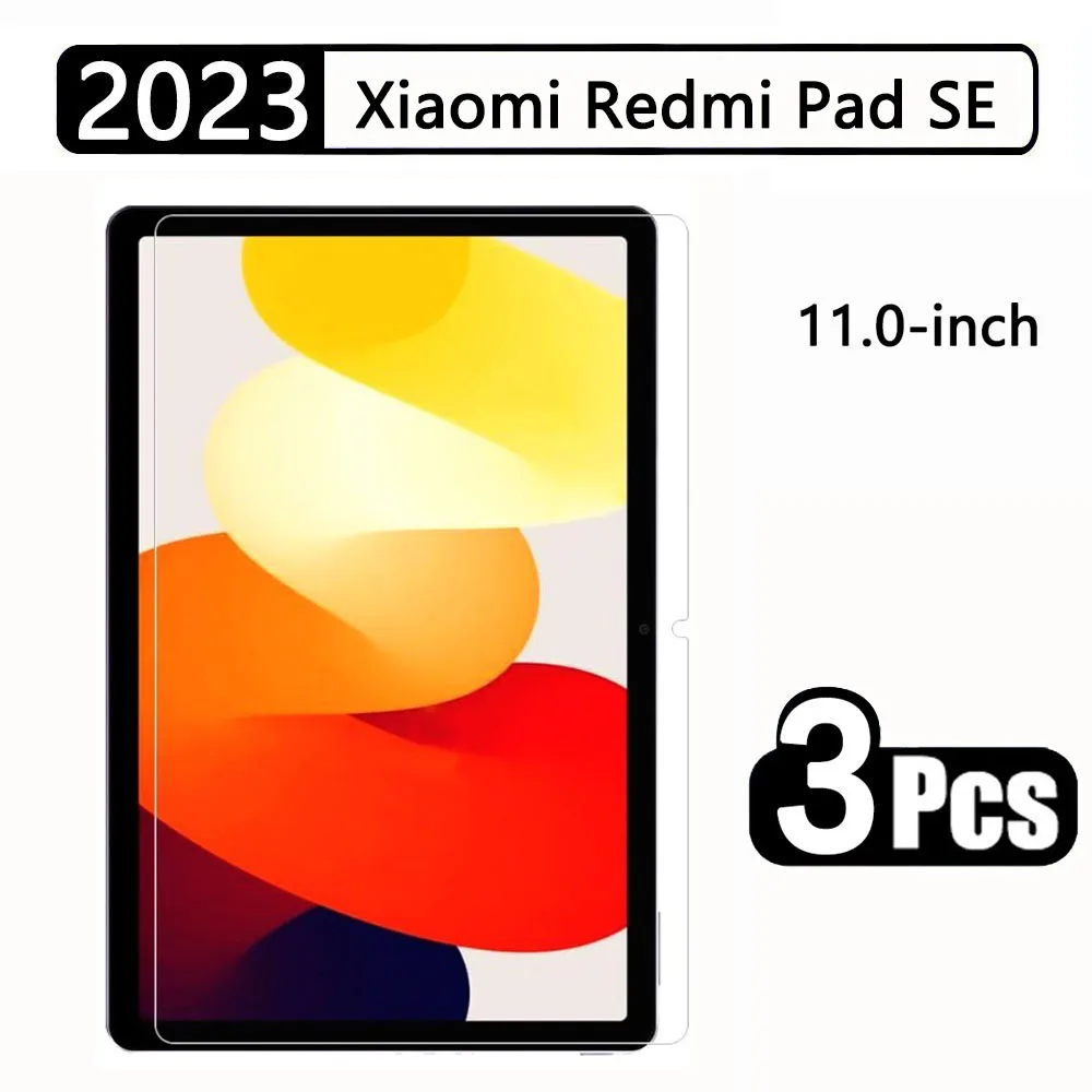 Tempered Glass For Xiaomi Redmi Pad SE 11 2023 Full Coverage Screen  Protector Tablet Film