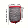 Nylon fishing net bag - Portable fish collection and snorkeling equipment, lightweight mesh fish collection cage 6