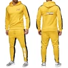2024 Spring and Autumn New Printing Men Ski Doo Can-am Breathable Outdoor + Pants Sports Casual Solid Color Zipper Set 4