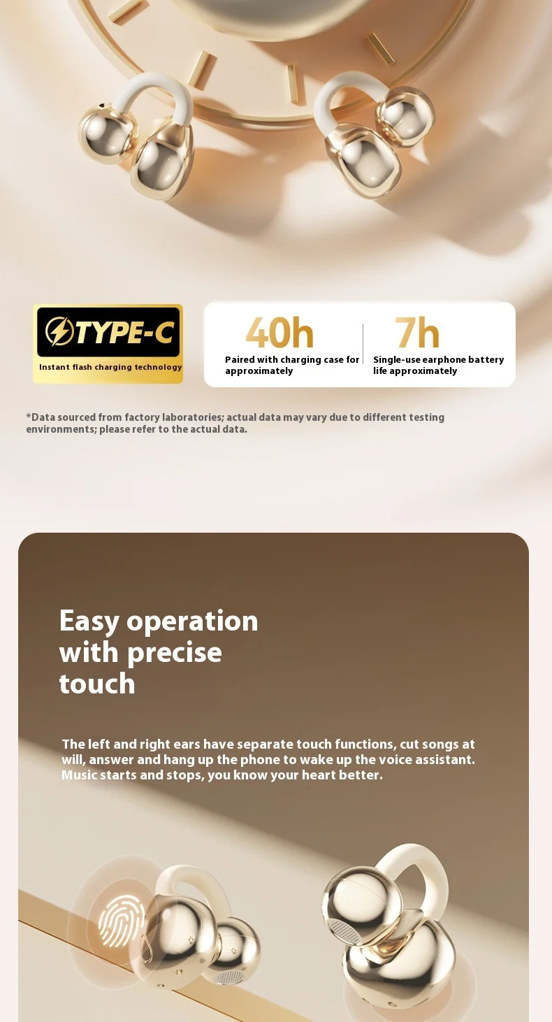 Auriculares Bluetooth duales mejorados con sonido estéreo Berlin 9D Ajuste cómodo 24 horas Tecnología a prueba de fugas de ruido IPX5 resistente al agua con micrófono