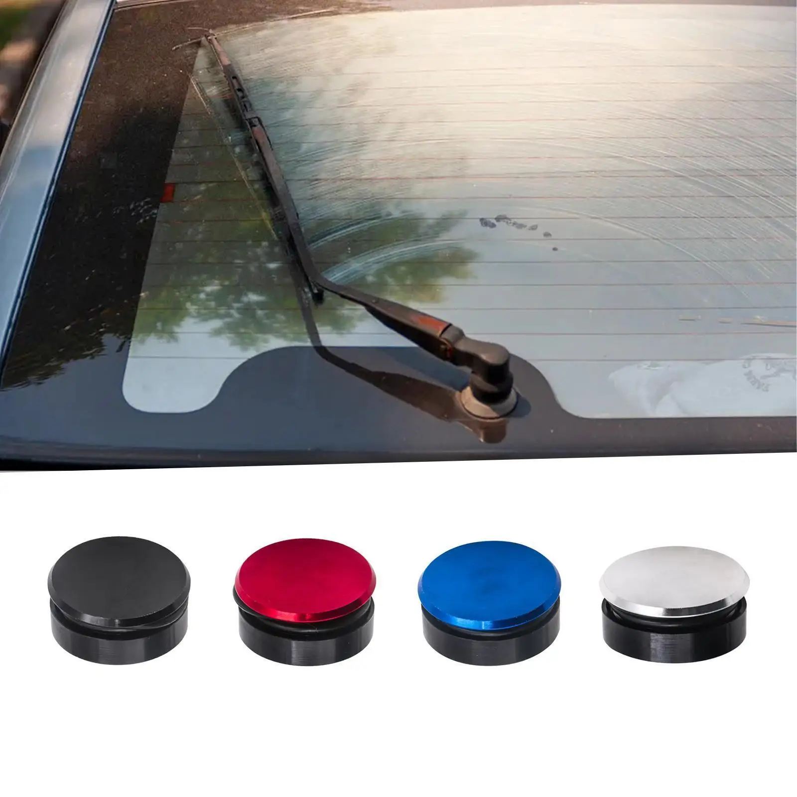 1 Set 40MM Rear Wiper Plug Cap Block Off Delete Plug Grommet For Honda Civic Acura RSX DC5 Integra Mazda Speed 3 Scion BMW E46 B