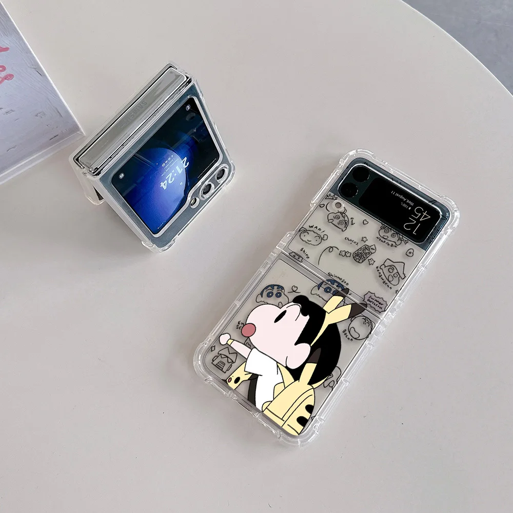Cartoon Shin-chan Protective Phone Case - Soft TPU Anti-Fall Design