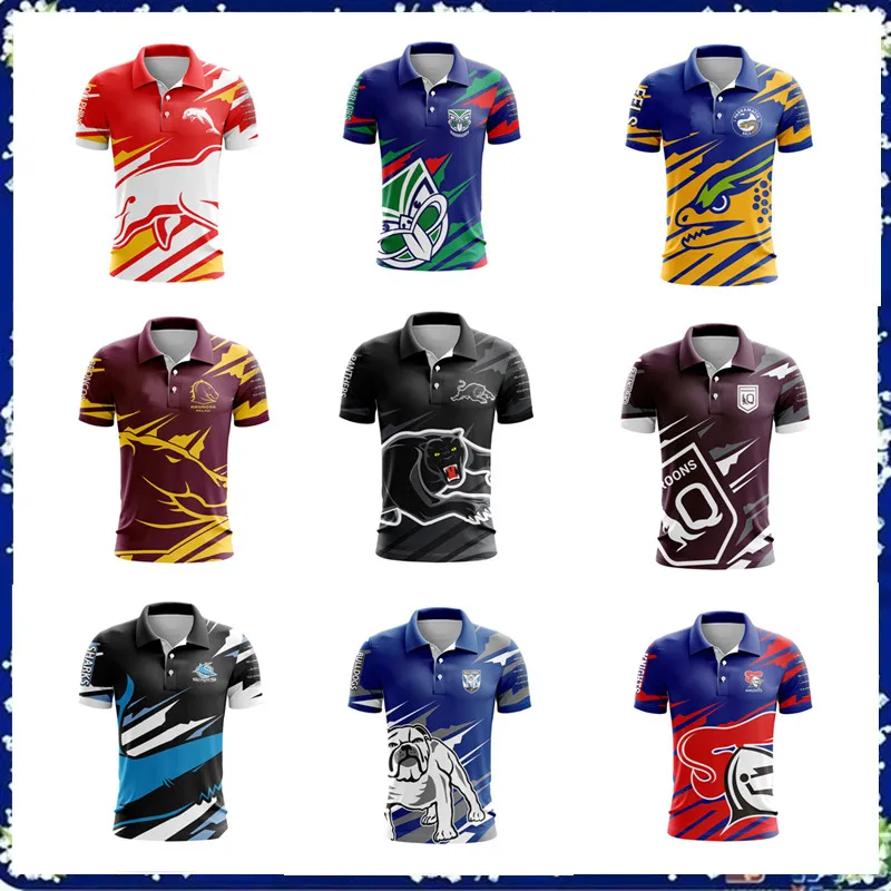 

2024 Broncos Dolphins FISHFINDER FISHING SHIRT RUGBY JERSEY Bulldogs Panthers Eels "Fish Finder" Fishing Travel Polo Shirt