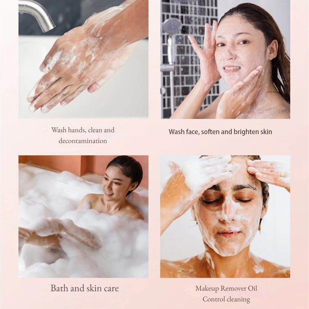 Plant Shampoo Soap Natural Polygonum Handmade Deep Cleansing Strengthen Nourish Refreshing Control Oil Anti-dandruff Hair Care