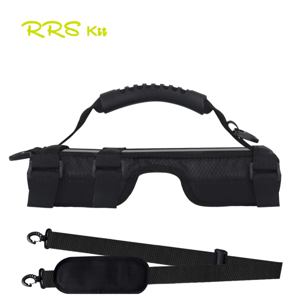Rskit מתקפל אופניים נושאת ידית אחיזה אחיזה עבור ברומפטון אופניים אופניים מסגרת לשאת רצועת כתף אביזרים