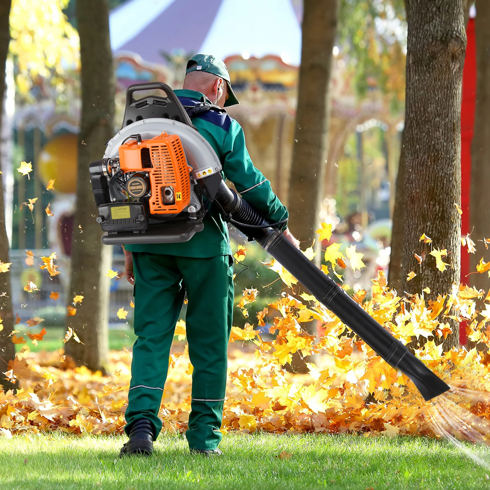 Backpack Gasoline Power Blower 4