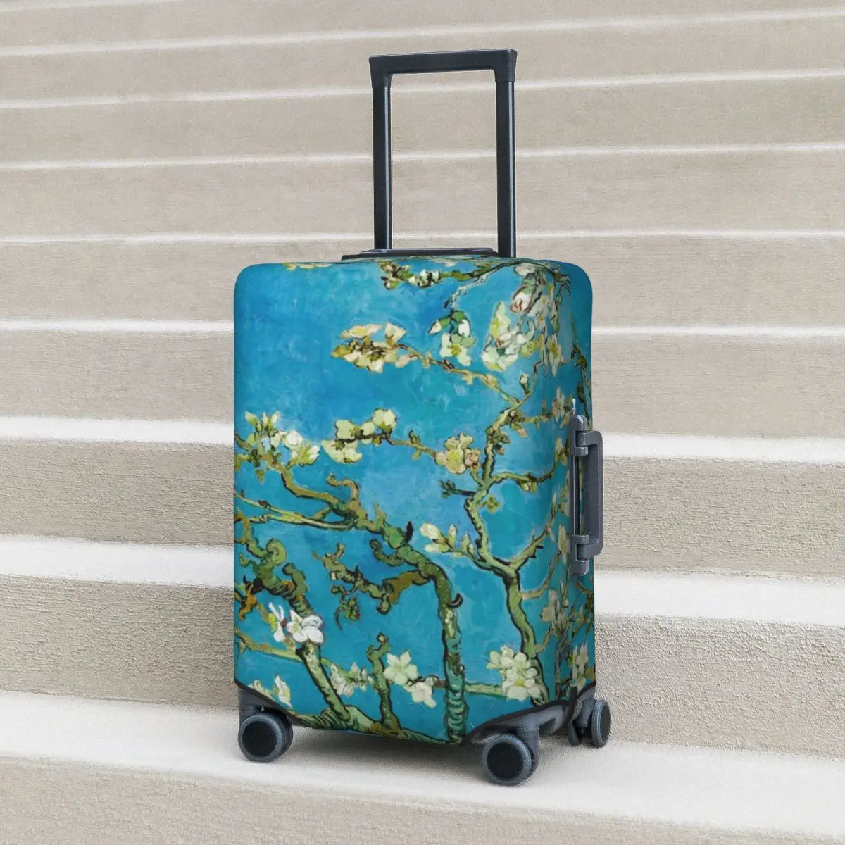 Suitcase Cover Travel Protector Almond Blossom Vincent Van Gogh Luggage Case