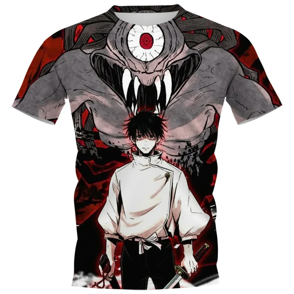 

Футболки HX juютсу Kaisen 0, футболки с японским мультяшным аниме принтом, популярный пуловер манга, топы, футболка в стиле Харадзюку, мужская одежда