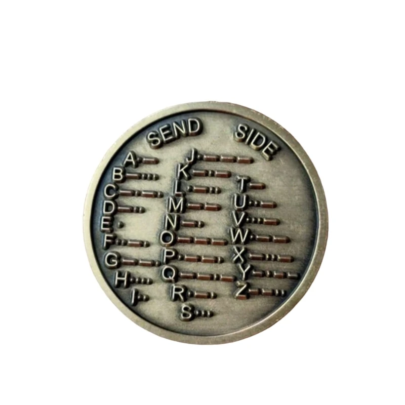 

Morse Code Training Coin for Novice Radio Enthusiasts Training Coin