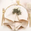 6pcs Wedding Napkins 43x43cm Square Dinner Table Twill Green Napkins Cloth Table Mat Tea Towl Home Christmas Party Decoration 4