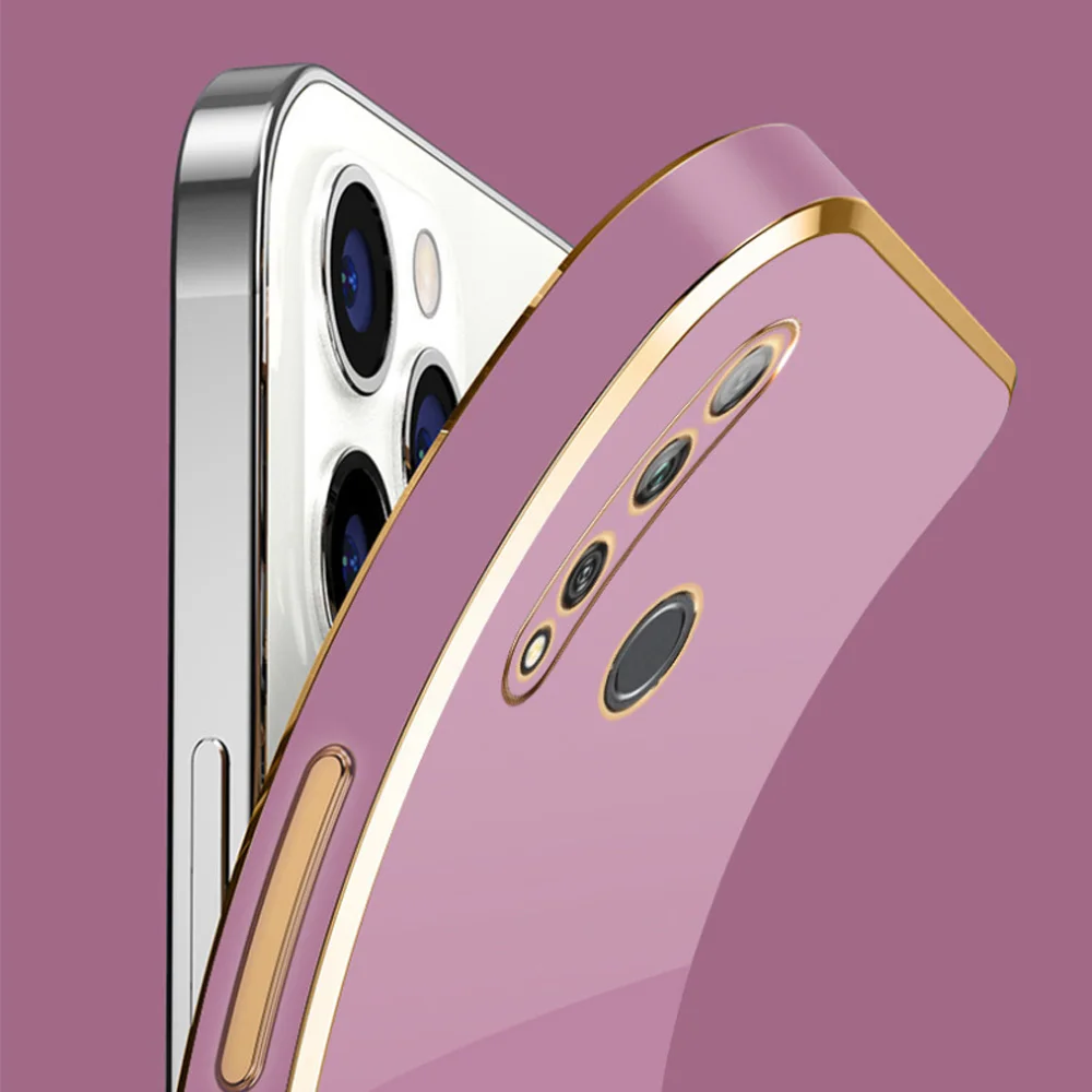 فاخر مربع تصفيح صدمات الغطاء الخلفي ل Oppo ، حافظة...