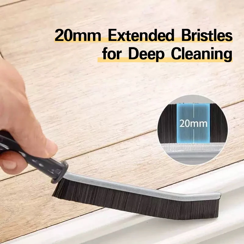 Heavy-Duty Crevice and Tile Gap Cleaning Brush