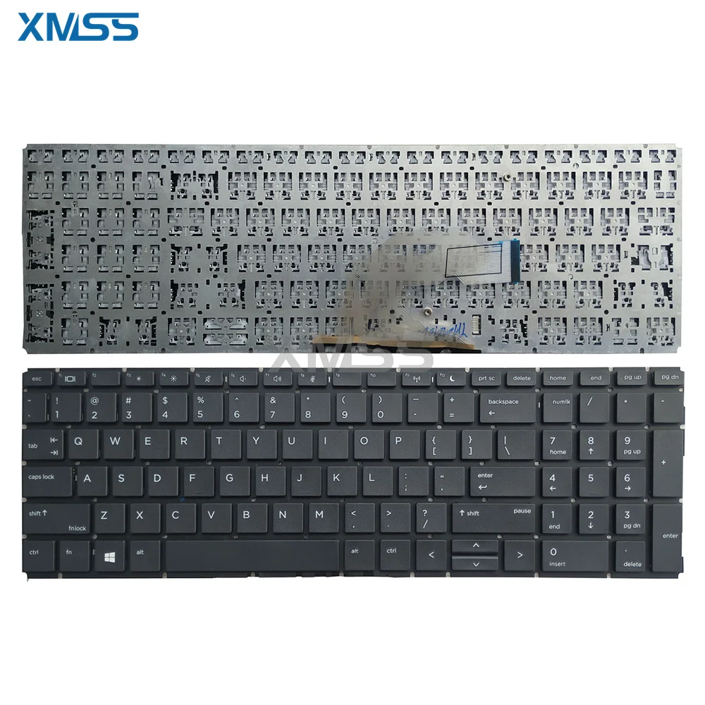 Nuova Tastiera Inglese Usa Nera Per Hp Probook 450 G6 G7 455R 455 G6 G7 Senza Retroilluminazione