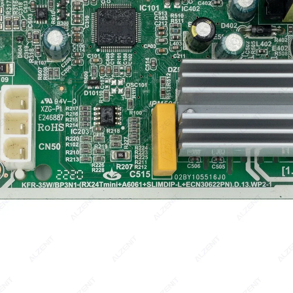 Control Board PCB Used For Midea Air Conditioner KFR-35W/BP3N1-(RX24Tmini+A6061+SLIMDIP-L+ECN30622PN).D.13.WP2-1 17122000045996