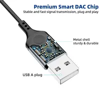 USB Wired Stereo Headphones for PC/Laptop 7.5FT Computer Magnetic Earbuds with Microphone Mute Control Noise Canceling Earphones - Image 4