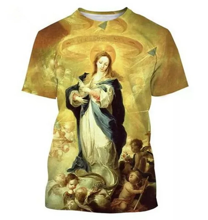 Christian Graphic 3D Print Short Sleeve T Shirt