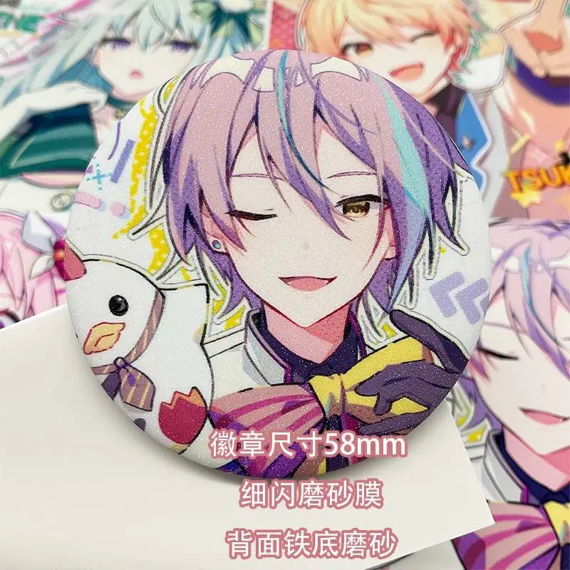 【hani】O2asis スホ バッジ 32/44/58mm Music and Rhythm Games Brooches Anime Project