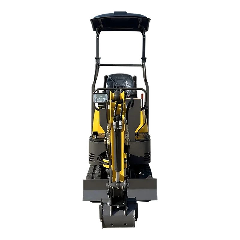 0,6T kleiner hydraulischer Bagger, kompakter Raupenbagger, verwendet zum Graben in kleinen Räumen, Familiengärten und auf Bauernhöfen.