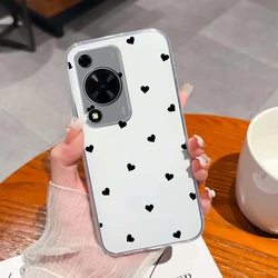 Custodia protettiva trasparente in TPU e silicone con stile cool e dolce