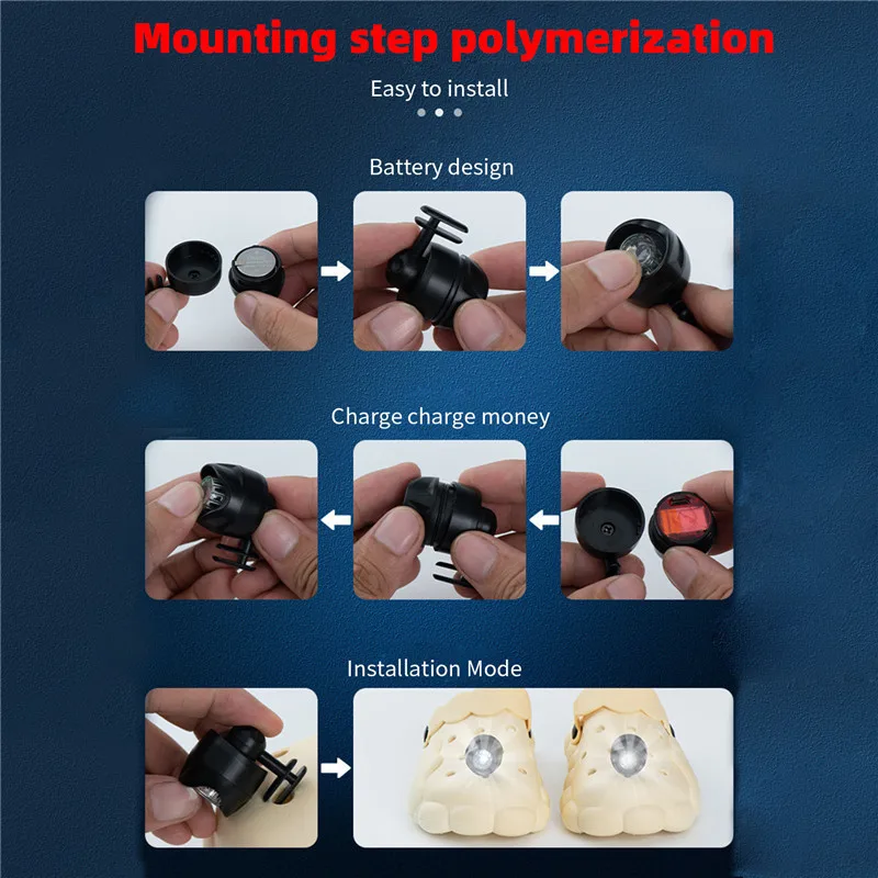 Рисунок 3 - светодиодные фонари для крокса