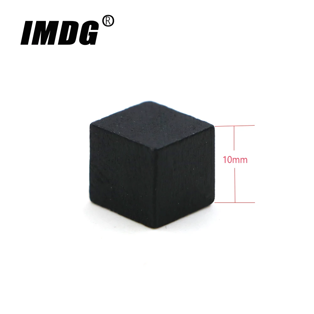 Wood Cubes Blocks Blank Dice 10mm Square Corner Color Board Game Dice Early Education 1000pcs game dice dice set acrylic dice