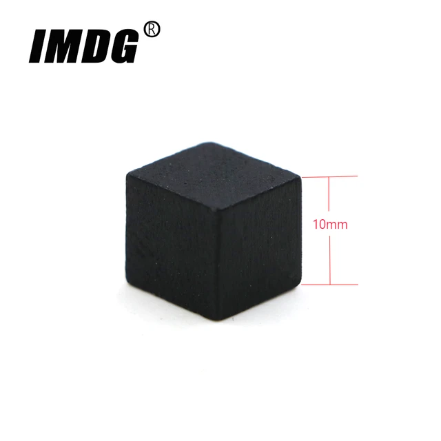 Wholesale 1000pcs Wood Cubes Blocks Blank Dice 10mm Square Corner Color  Board Game Dice Early Education