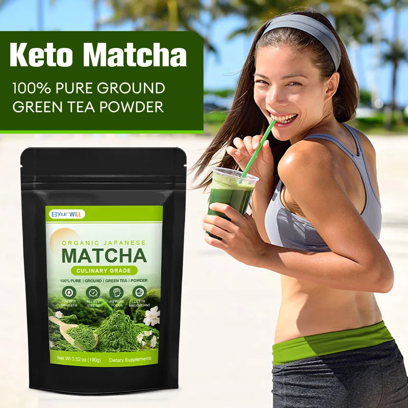 Digestive Enzymes Supplement Break Down Fat Original Pure Matcha for Burning Fat Control Appetite & Weight Gut Health