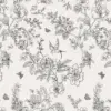 Grey Floral Birds Wallpaper Peel And Stick Leaves Contact Paper Removable Self Adhesive Wallpaper For Cabinets Walls Decorative 1