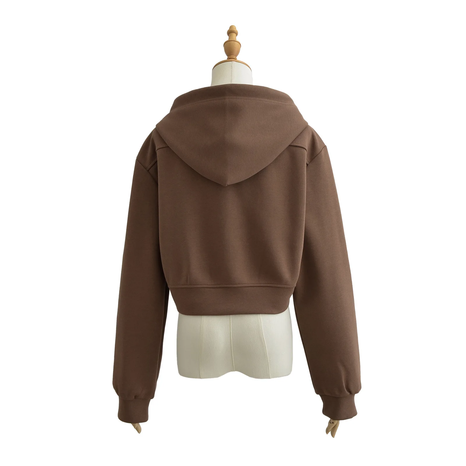 Thicken Hooded Sport sweatershirt women autumn winter fitting casual double zipper jacket long sleeved cardigan Running top