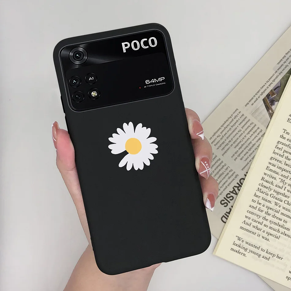 Charming Heart & Butterfly Floral Soft Silicone Matte Protective Phone Case