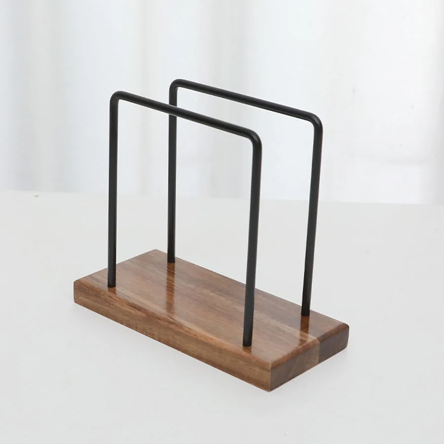 Wood able Napkin Holder Napkin Clip Rack Box Serviette Holder Organizer Tissue Dispenser Storage Case Table Decor 6