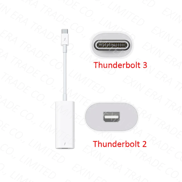 Original Official for Apple Thunderbolt 3 USB-C to Thunderbolt 2