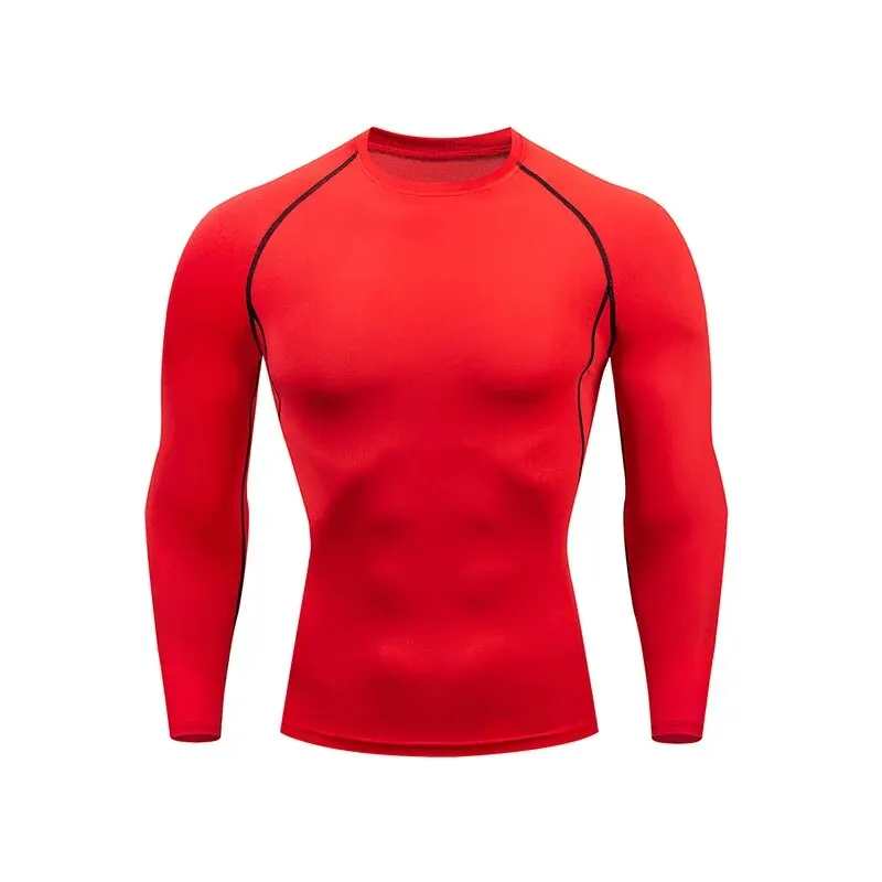 Fitness Clothing Men's Long Sleeve Running Basketball Training Basecoat T-shirt Tight Fit High Elastic Fast Dry Compression compression t shirt sport t shirt running t shirts fitness clothes running t shirt men t shirts