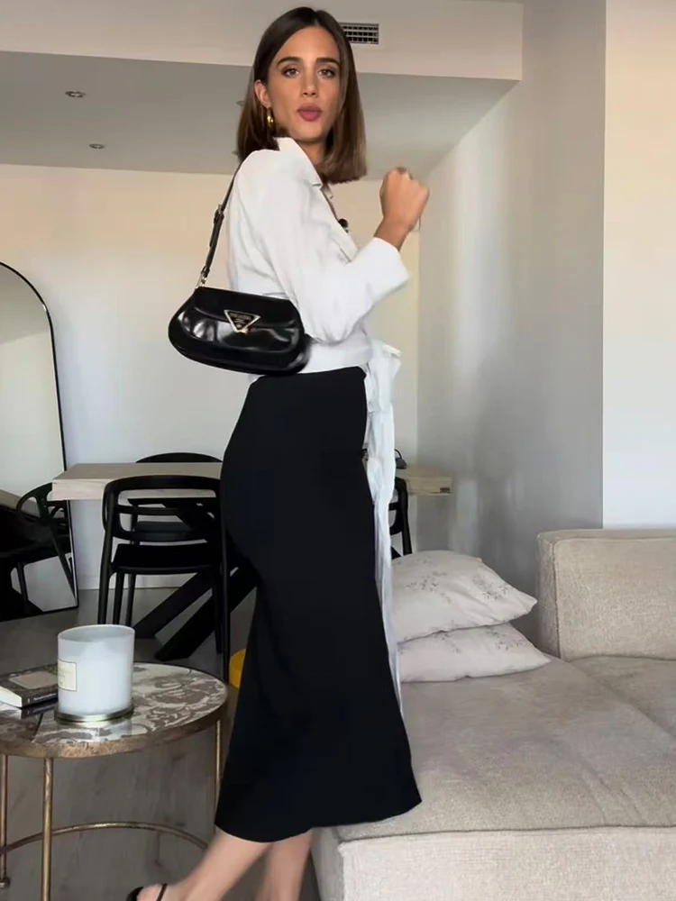 Fashion Bow Tied Lace Up Shirts For Women 2025 Chic Long Sleeve Blouse Woman Elegant V Neck Shirts Female Striped Shirts