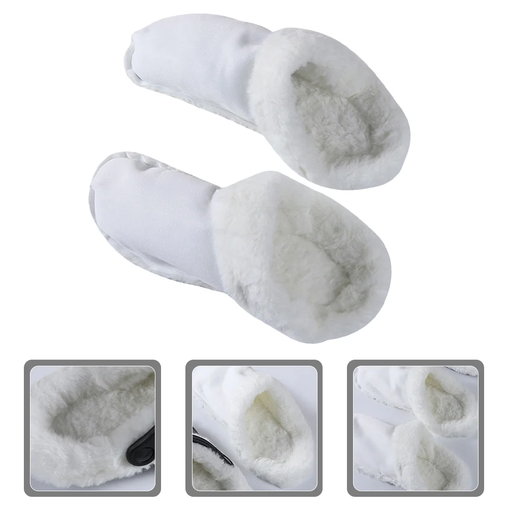 

Thickened Soft Plush Covers Fuzzy Clogs Liners White Boots for Women Slipper Insoles