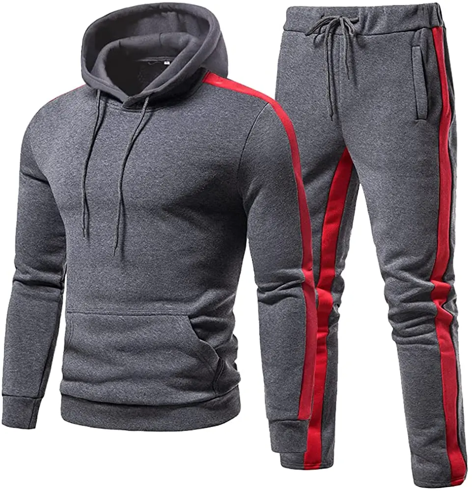 2 Piece Mens Track Suits 2023 Autumn Winter Jogging Sports Suits Sets Sweatsuits Hoodies Jackets and Athletic Pants Men Clothing