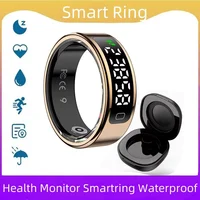2026 R11C Smart Ring Men Women LED Display Screen Health Ring Heart Rate Sleep Monitor Waterproof Smartring for Android IOS